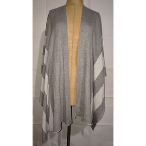 Open-Front Cardigan The Limited Collection  Mist Grey Heather/Marshmallow Layeri